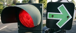 Doplnkové zariadenie Zelená šípka, semafor, cestná premávka - Zdroj Martin Gerten dpa/lnw, Profimedia