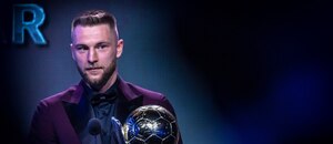 Odovzdávanie cien futbalista roka 2021, na snímke Milan Škriniar - Zdroj Profimedia