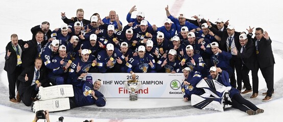 Fíní - majstri sveta v ľadovom hokeji 2022 - Zdroj Profimedia