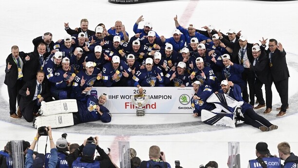 Fíní - majstri sveta v ľadovom hokeji 2022 - Zdroj Profimedia