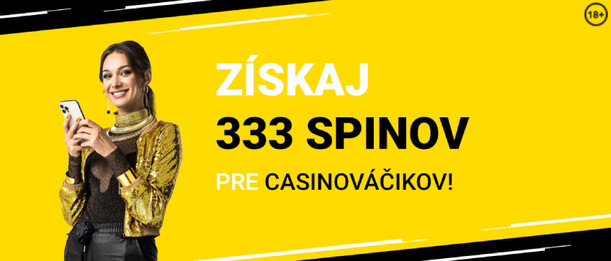 Fortuna online casino – 333 free spinov za registráciu