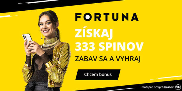Fortuna online casino – vstupný bonus 333 free spins