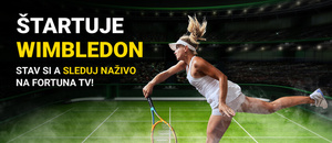 Fortuna stávková kancelária – Wimbledon na Fortuna TV