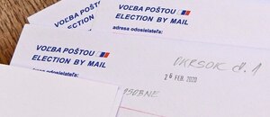 Obálky pre voľby poštou zo zahraničia
