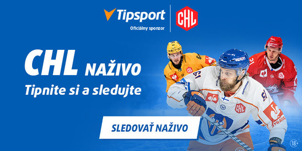 CHL naživo - priame prenosy na Tipsport TV ► TU