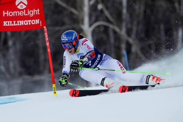 Petra Vlhová, obrovský slalom Killington 2019 - Zdroj AP Photo/Charles Krupa, Profimedia