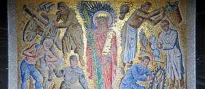 Svätá Barbora, mozaika
