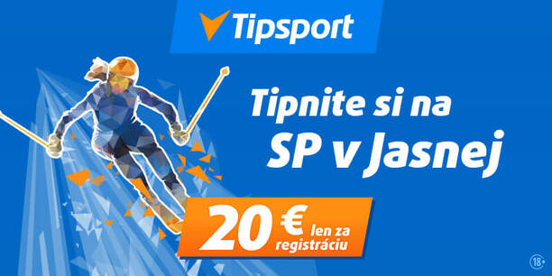 Registrujte sa TU a tipujte preteky v Jasnej s bonusom 20 eur