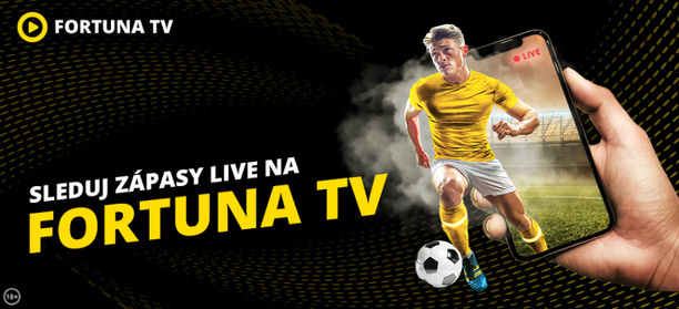 Klikni, vytvor si účet a sleduj live streamy na Fortuna TV
